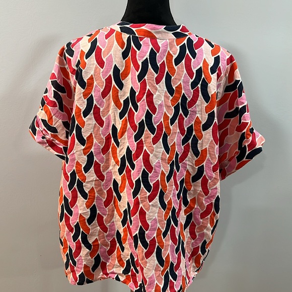 Charter club luxury S XXL LINEN, button up & tiefront shirt excellent condition - Picture 6 of 7